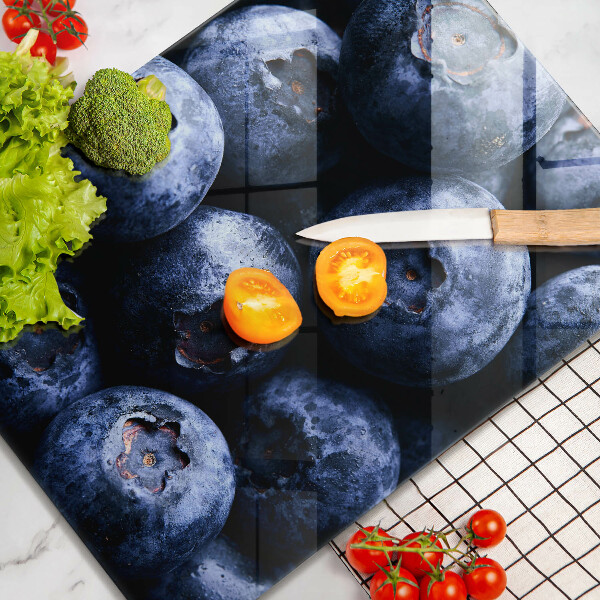 Sklenená doska na krájanie Zblízka bobúľ