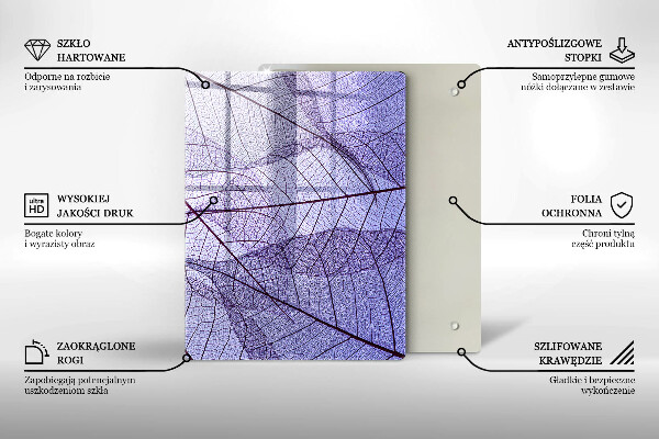 Sklenená doska na krájanie Zelenina a korenie