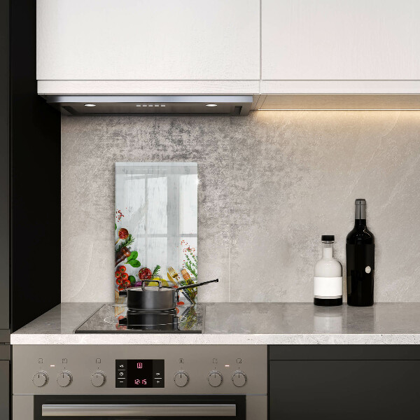 Sklenená doska na krájanie Zelenina a korenie