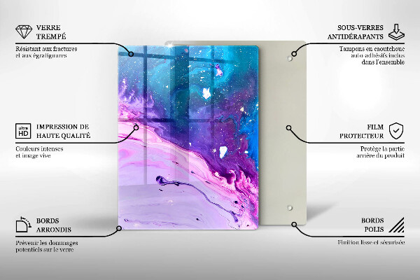 Sklenená doska na krájanie Zelené ovocie a zelenina