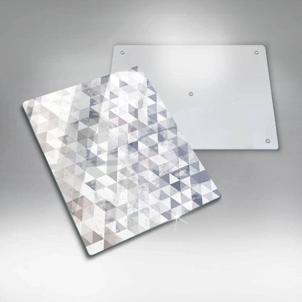 Kuchynská doska zo skla Vzor trojuholníkov