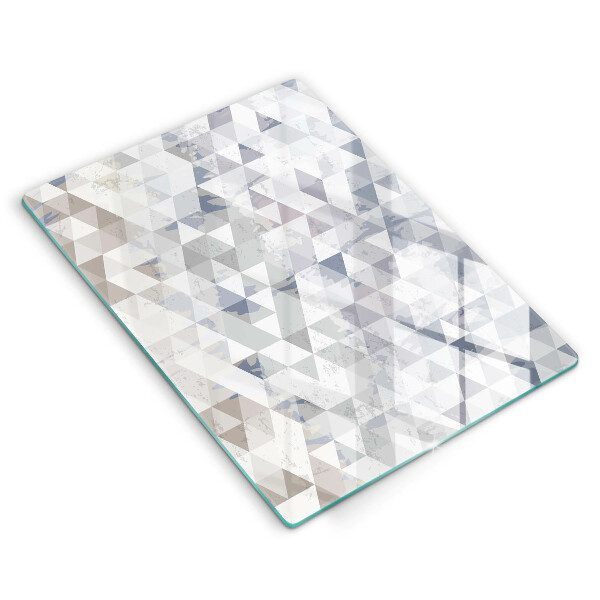 Kuchynská doska zo skla Vzor trojuholníkov
