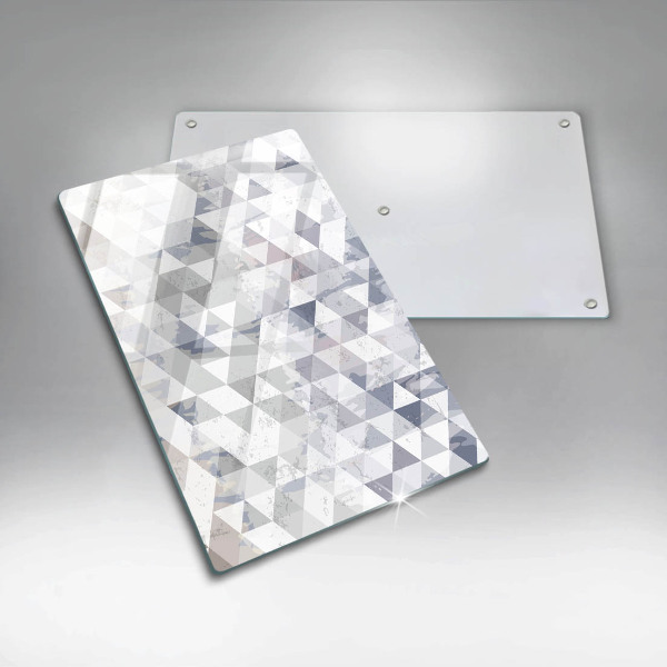 Kuchynská doska zo skla Vzor trojuholníkov