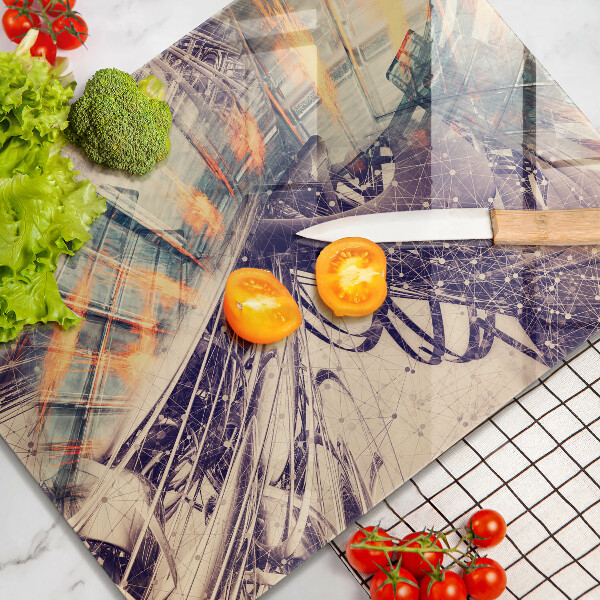 Kuchynská doska zo skla Moderné zloženie