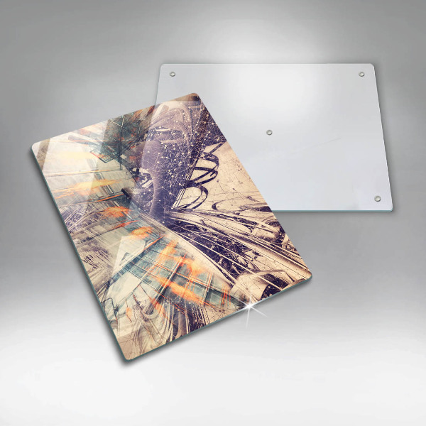 Kuchynská doska zo skla Moderné zloženie