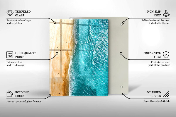 Kuchynská doska zo skla Moderné zloženie