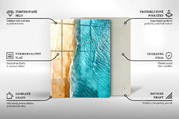Kuchynská doska zo skla Moderné zloženie