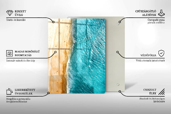 Kuchynská doska zo skla Moderné zloženie