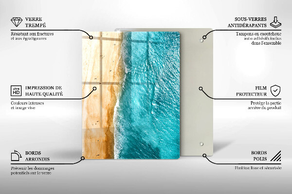 Kuchynská doska zo skla Moderné zloženie