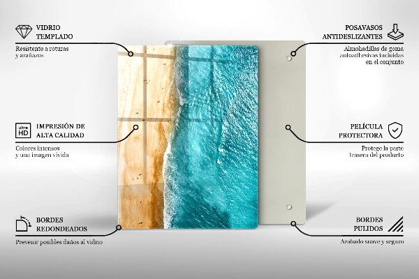 Kuchynská doska zo skla Moderné zloženie