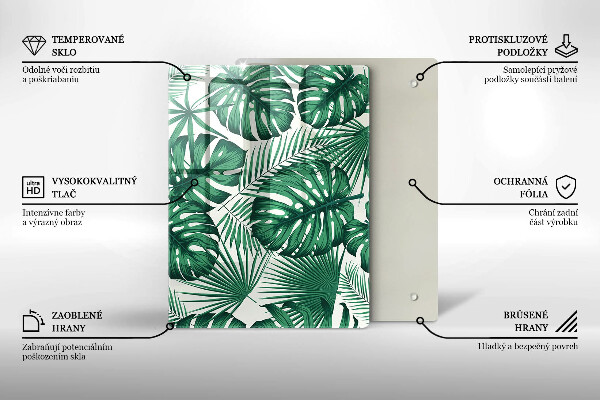 Kuchynská doska zo skla Betónová textúra