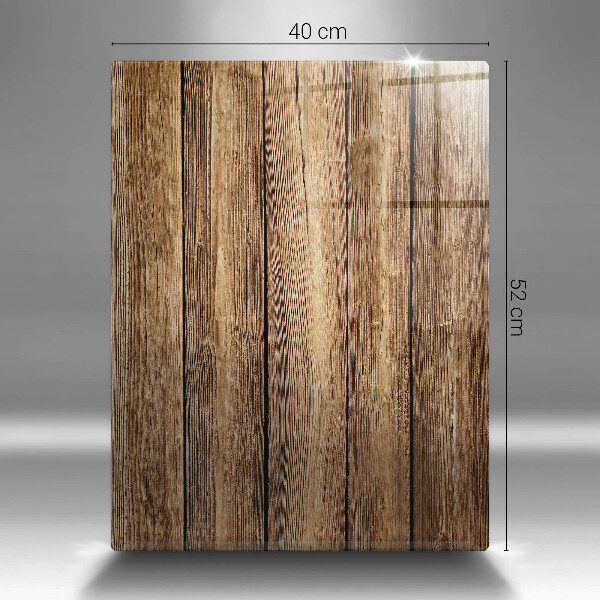 Kuchynská doska zo skla Dosky s textúrou dreva