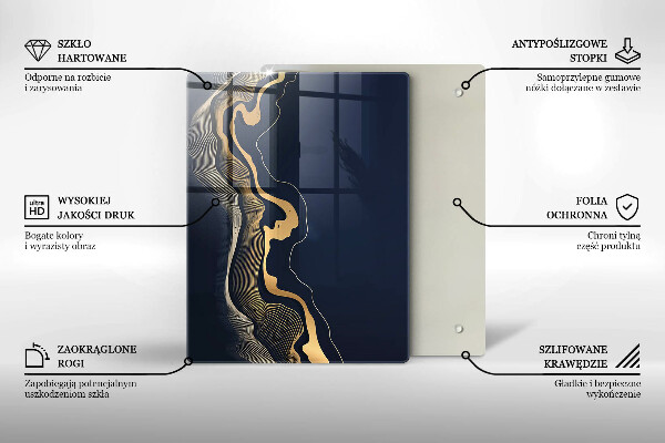 Kuchynská doska zo skla Dosky s textúrou dreva