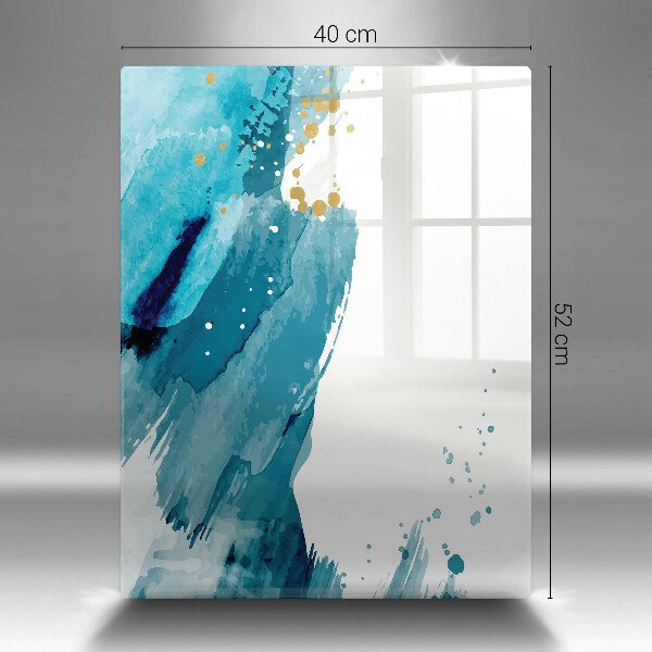 Kuchynská doska zo skla Modré škvrny