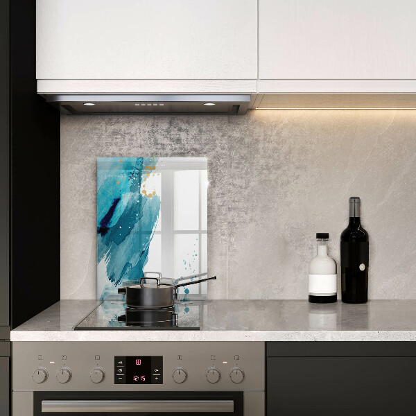 Kuchynská doska zo skla Modré škvrny