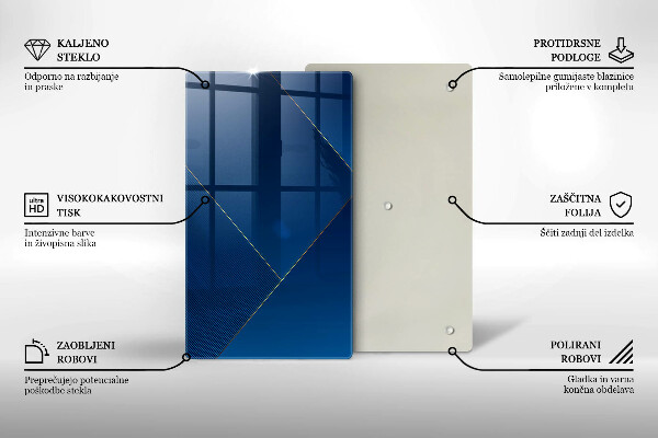 Kuchynská doska zo skla Moderné zázemie