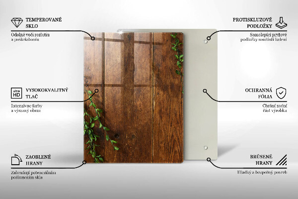 Kuchynská doska zo skla Zlatá abstrakcia