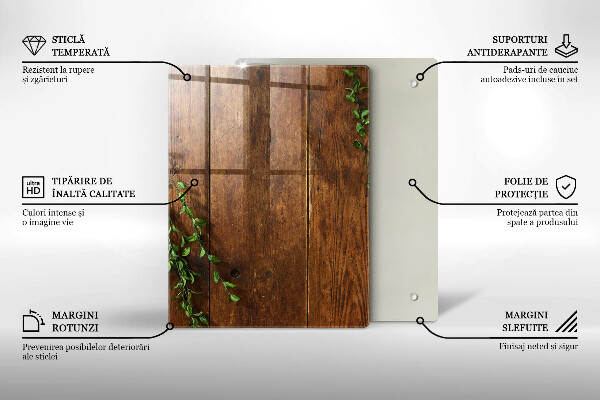 Kuchynská doska zo skla Zlatá abstrakcia