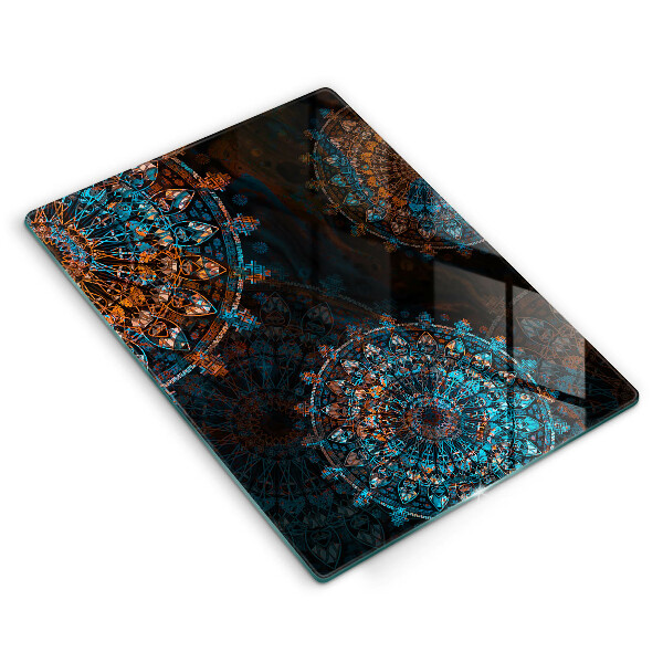 Kuchynská doska zo skla Boho vintage kolesá