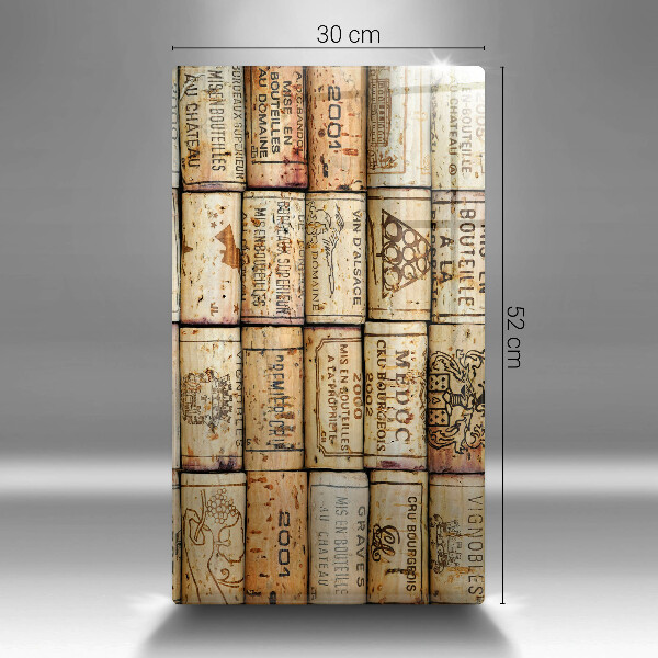 Kuchynská doska zo skla Staré zátky od vína