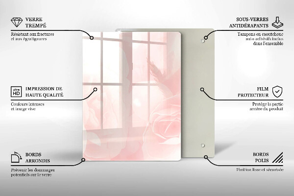 Kuchynská doska zo skla Moderný mramor