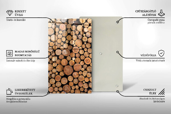 Kuchynská doska zo skla Kmene stromov