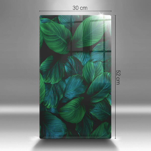 Kuchynská doska zo skla Listy džungle