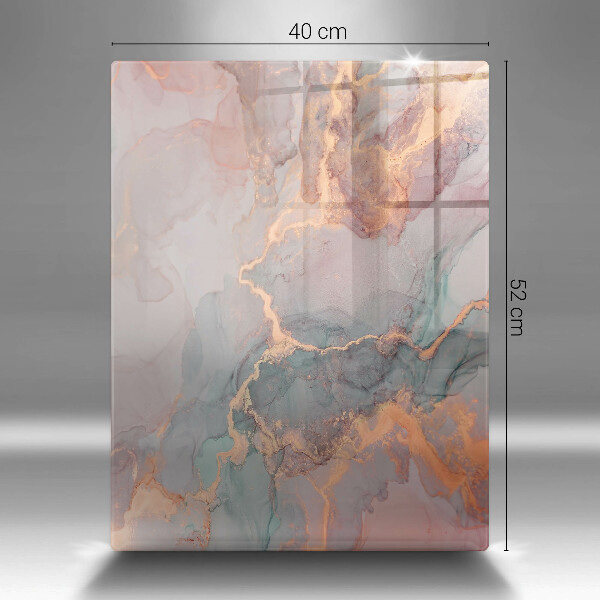 Kuchynská doska zo skla Mramor so zlatom