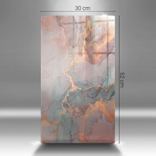 Kuchynská doska zo skla Mramor so zlatom