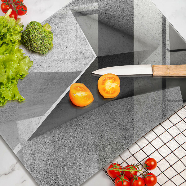 Kuchynská doska zo skla Konkrétna abstrakcia