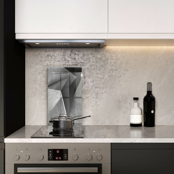 Kuchynská doska zo skla Konkrétna abstrakcia