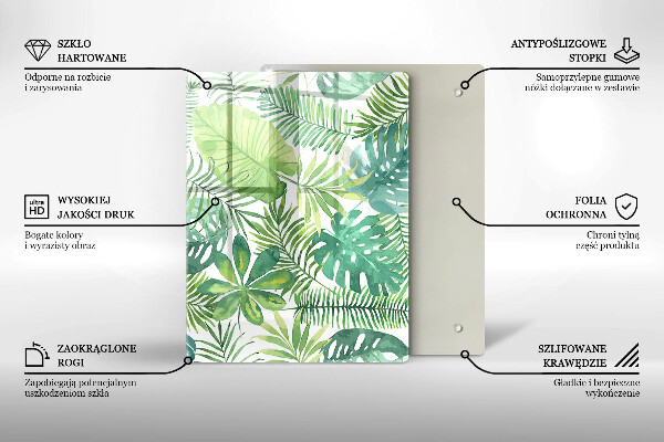 Kuchynská doska zo skla Plážové pobrežie a more