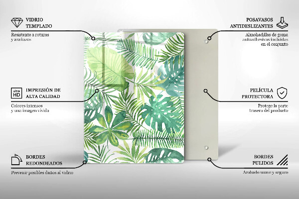 Kuchynská doska zo skla Plážové pobrežie a more