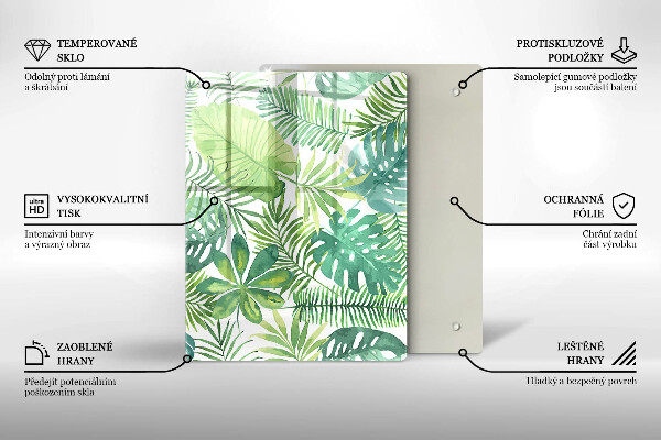 Kuchynská doska zo skla Plážové pobrežie a more