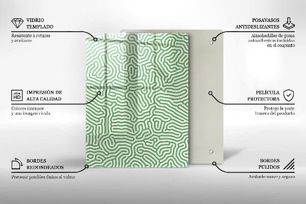 Kuchynská doska zo skla Prírodné bambusy