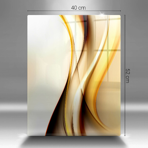 Kuchynská doska zo skla Abstraktné dymové čiary