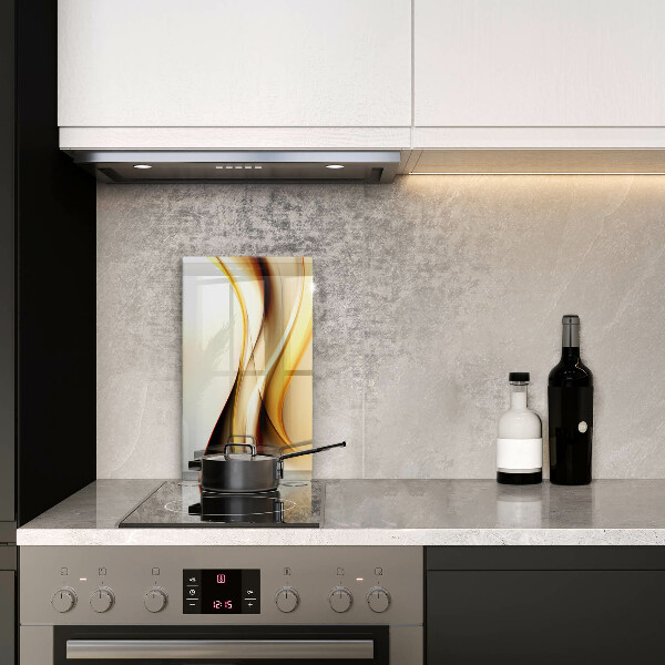 Kuchynská doska zo skla Abstraktné dymové čiary