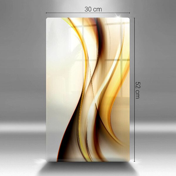 Kuchynská doska zo skla Abstraktné dymové čiary