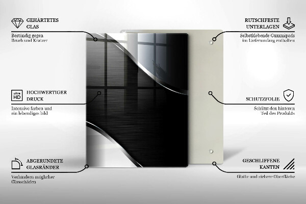 Kuchynská doska zo skla Staré drevené dosky