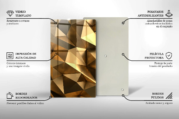 Kuchynská doska zo skla Pozadie abstrakcie štruktúry