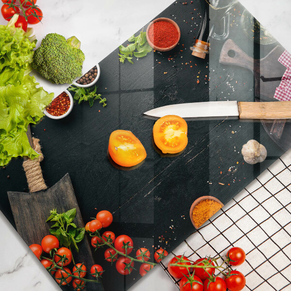 Sklenená doska na krájanie Cherry paradajky