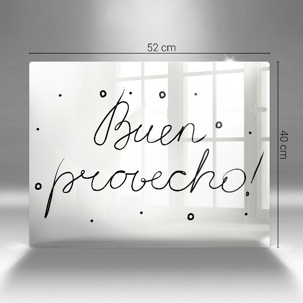 Sklenená doska na krájanie Buen provecho!