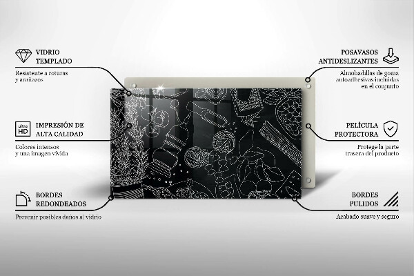 Sklenená doska na krájanie Kuchynské doplnky