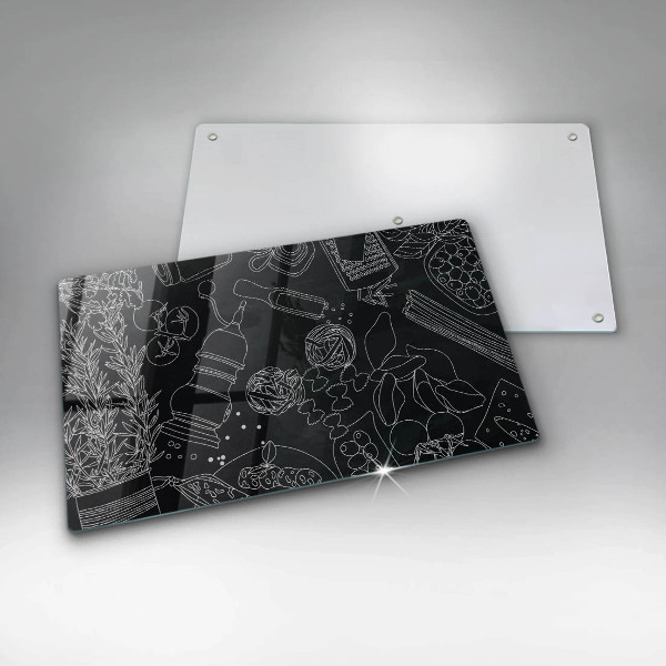 Sklenená doska na krájanie Kuchynské doplnky