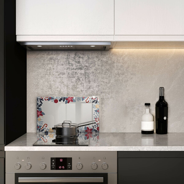 Sklenená doska na krájanie vianočné dekorácie