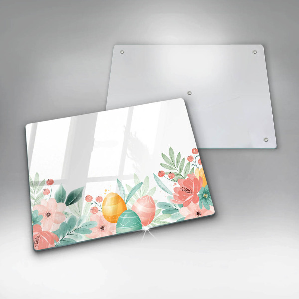 Sklenená doska na krájanie veľkonočné vajíčka