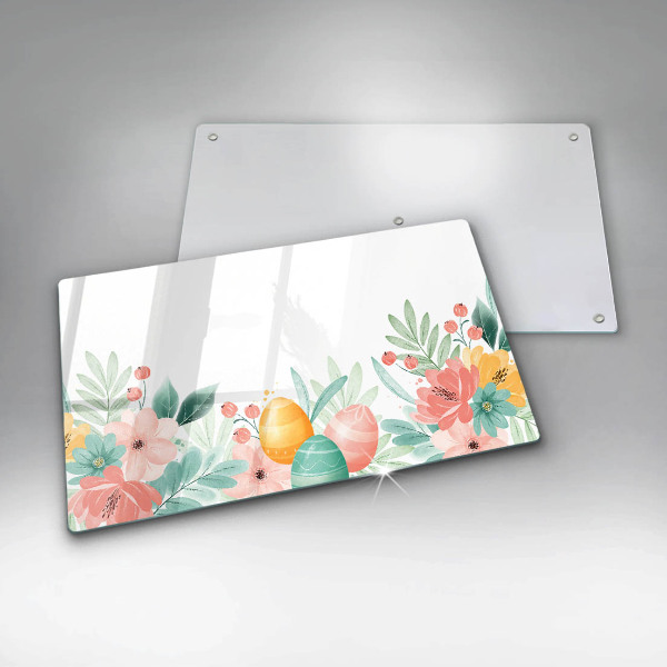 Sklenená doska na krájanie veľkonočné vajíčka