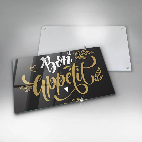 Sklenená doska na krájanie Bon Appetit