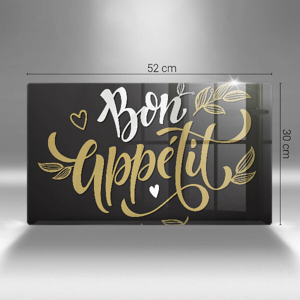 Sklenená doska na krájanie Bon Appetit