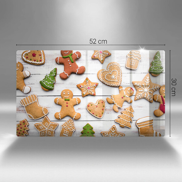 Sklenená doska na krájanie Vianočné perníčky